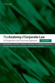 Cover for 

The Anatomy of Corporate Law

