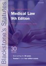 Morris & Jones: Medical Law Statutes