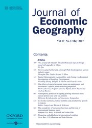 Cover for 

Journal of Economic Geography







