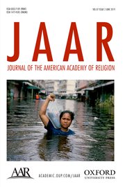 Cover for 

Journal of the American Academy of Religion






