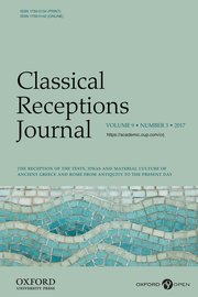 Cover for 

Classical Receptions Journal






