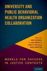 Cover for 

University and Public Behavioral Health Organization Collaboration






