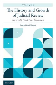 Cover for 

The History and Growth of Judicial Review, Volume 2






