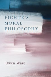 Cover for 

Fichtes Moral Philosophy






