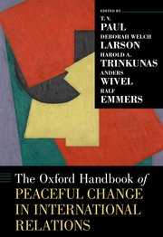 Cover for The Oxford Handbook of Peaceful Change in International Relations