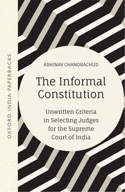 Cover for 

The Informal Constitution






