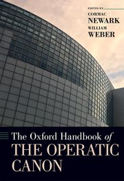 Cover for 

The Oxford Handbook of the Operatic Canon






