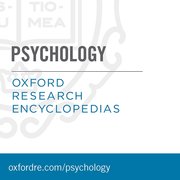 Cover for 

Oxford Research Encyclopedias: Psychology







