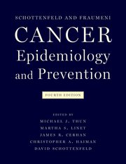 Cover for 

Cancer Epidemiology and Prevention






