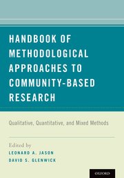 Cover for 

Handbook of Methodological Approaches to Community-Based Research






