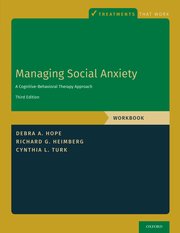 Cover for 

Managing Social Anxiety, Workbook






