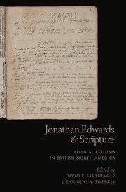 Cover for 

Jonathan Edwards and Scripture






