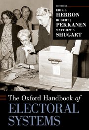 Cover for 

The Oxford Handbook of Electoral Systems






