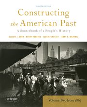 Cover for 

Constructing the American Past






