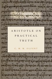 Cover for 

Aristotle on Practical Truth






