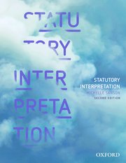 Cover for 

Statutory Interpretation






