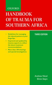 Cover for 

Handbook of Trauma for Southern Africa






