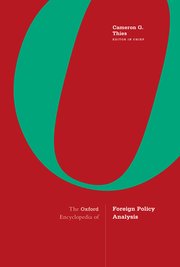 Cover for 

The Oxford Encyclopedia of Foreign Policy Analysis






