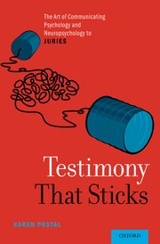 Cover for 

Testimony That Sticks






