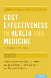 Cover for 

Cost-Effectiveness in Health and Medicine






