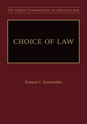 Cover for 

Choice of Law







