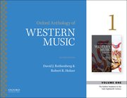 Cover for 

Oxford Anthology of Western Music






