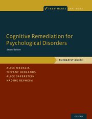 Cover for 

Cognitive Remediation for Psychological Disorders






