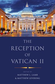 Cover for 

The Reception of Vatican II






