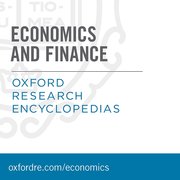 Cover for 

Oxford Research Encyclopedias: Economics and Finance






