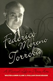Cover for 

Federico Moreno Torroba






