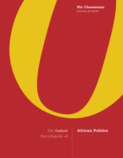 Cover for 

The Oxford Encyclopedia of African Politics






