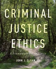 Cover for 

Criminal Justice Ethics






