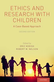Cover for 

Ethics and Research with Children






