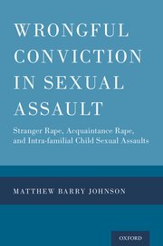 Cover for 

Wrongful Conviction in Sexual Assault






