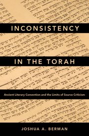 Cover for 

Inconsistency in the Torah






