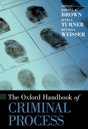 Cover for 

The Oxford Handbook of Criminal Process






