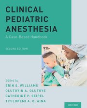 Cover for 

Clinical Pediatric Anesthesia






