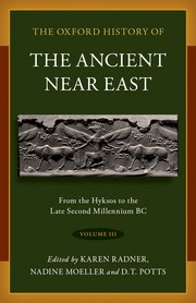 Cover for 

The Oxford History of the Ancient Near East






