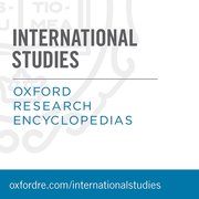 Cover for 

Oxford Research Encyclopedias: International Studies






