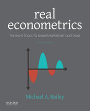 Cover for 

Real Econometrics






