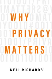 Cover for 

Why Privacy Matters






