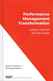 Cover for 

Performance Management Transformation






