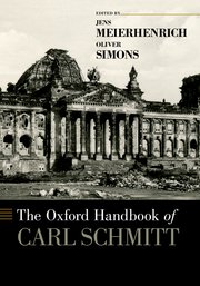 Cover for 

The Oxford Handbook of Carl Schmitt






