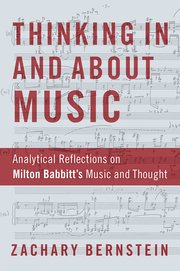 Cover for 

Thinking In and About Music






