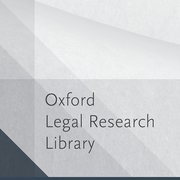 Cover for 

Oxford Legal Research Library






