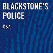 Cover for 

Blackstones Police Investigators Q&A Online 2022






