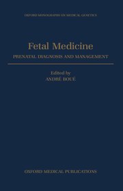 Cover for 

Fetal Medicine






