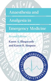 Cover for 

Anaesthesia and Analgesia in Emergency Medicine







