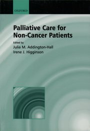 Cover for 

Palliative Care for Non-cancer Patients






