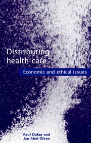 Cover for 

Distributing Health Care






